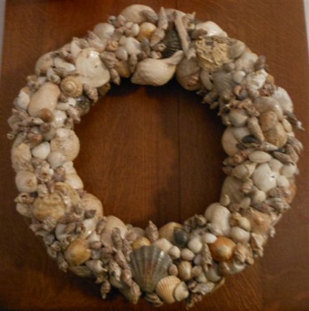 004 Krans van zee schelpen